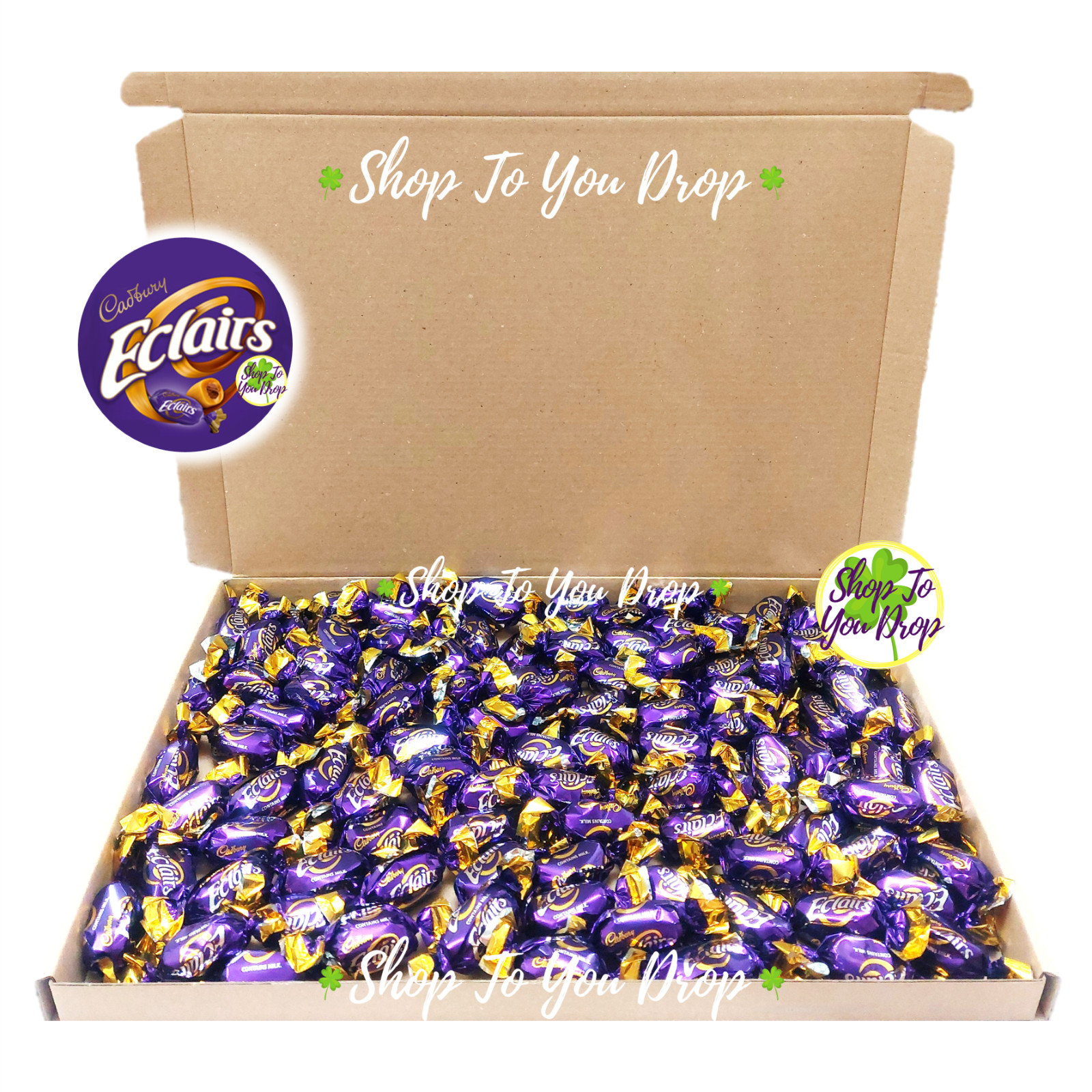 600g CADBURY CHOCOLATE ECLAIRS GIFT BOX Sweets Hamper Christmas Present BB 09/25