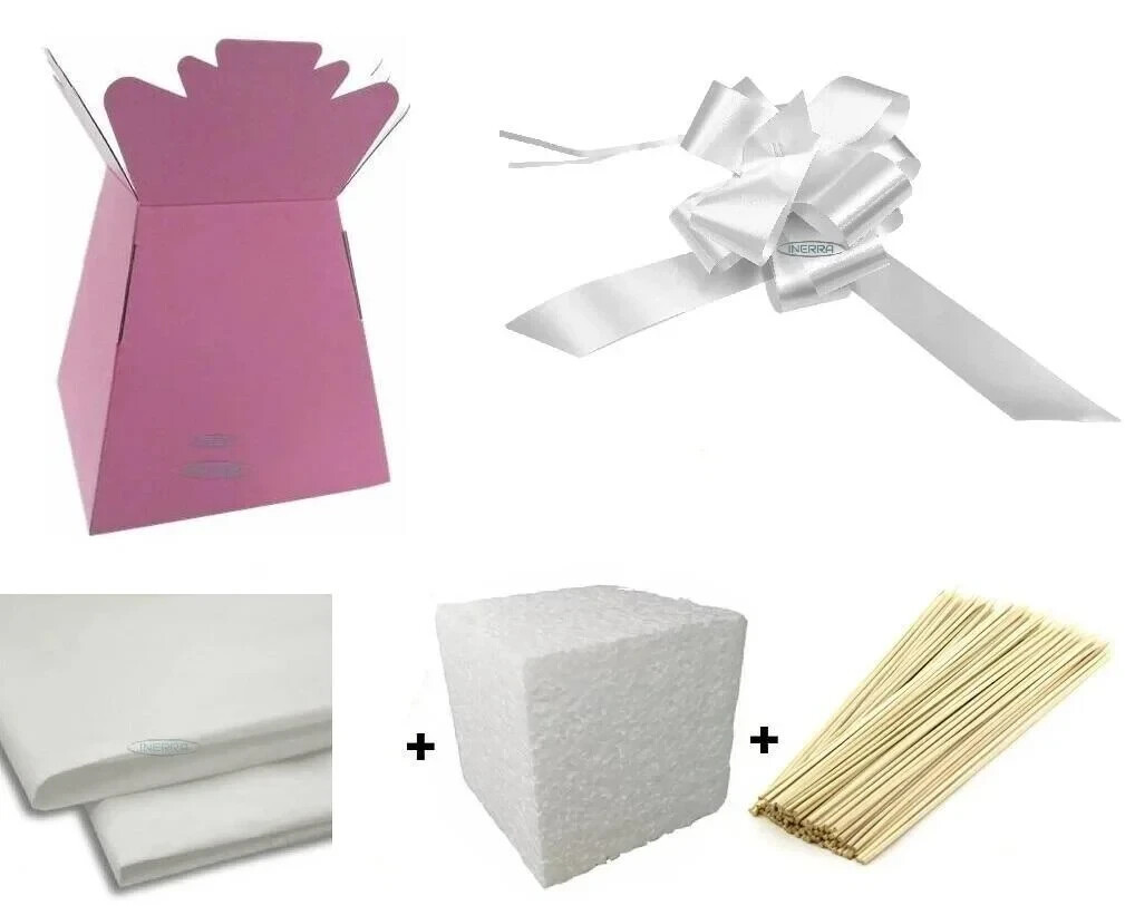 CHRISTMAS BOUQUET BOX KIT Sweets Chocolates Flowers Gifts Hamper B10334