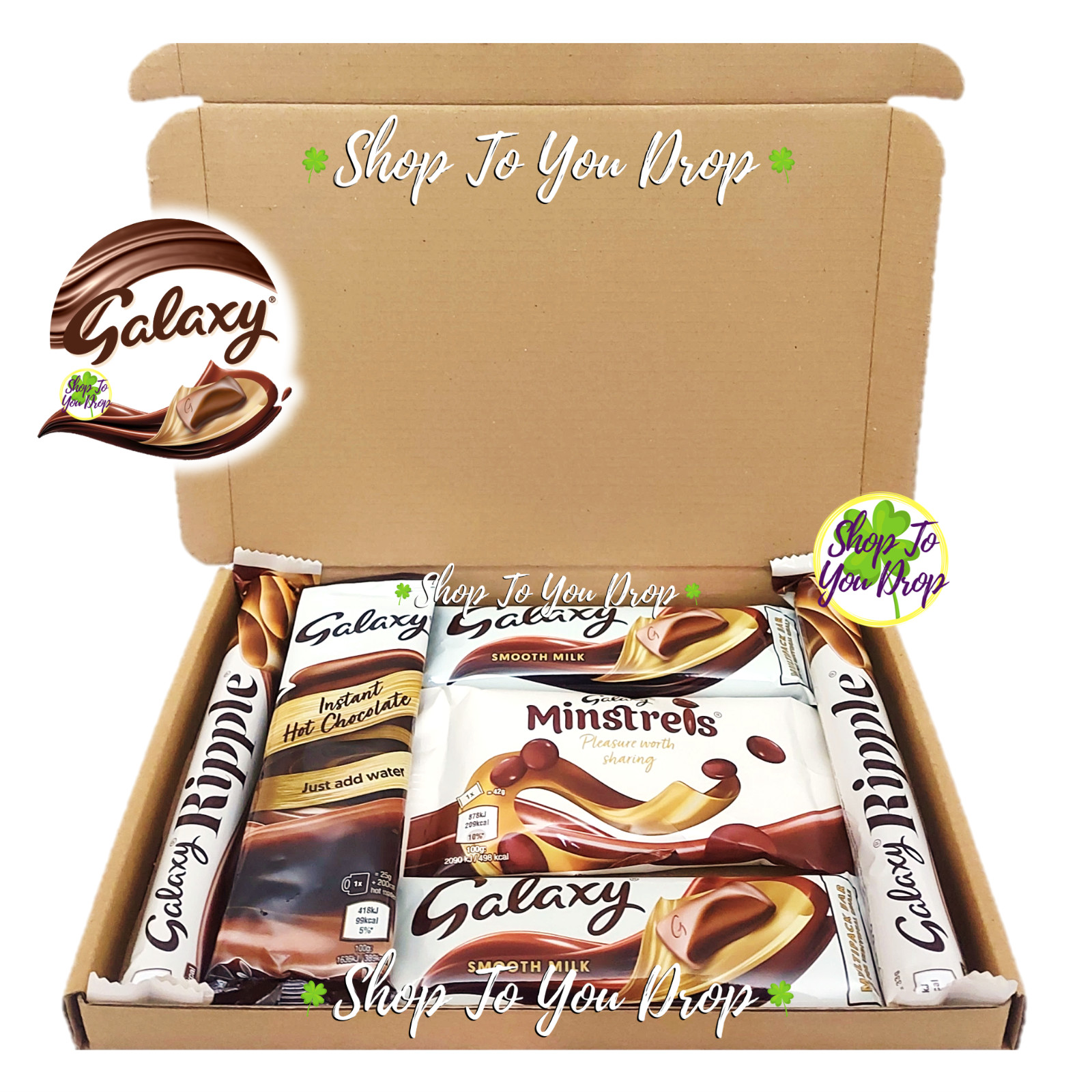 GALAXY CHOCOLATE PERSONALISED GIFT BOX Ripple Minstrels Bar Christmas Present🎁