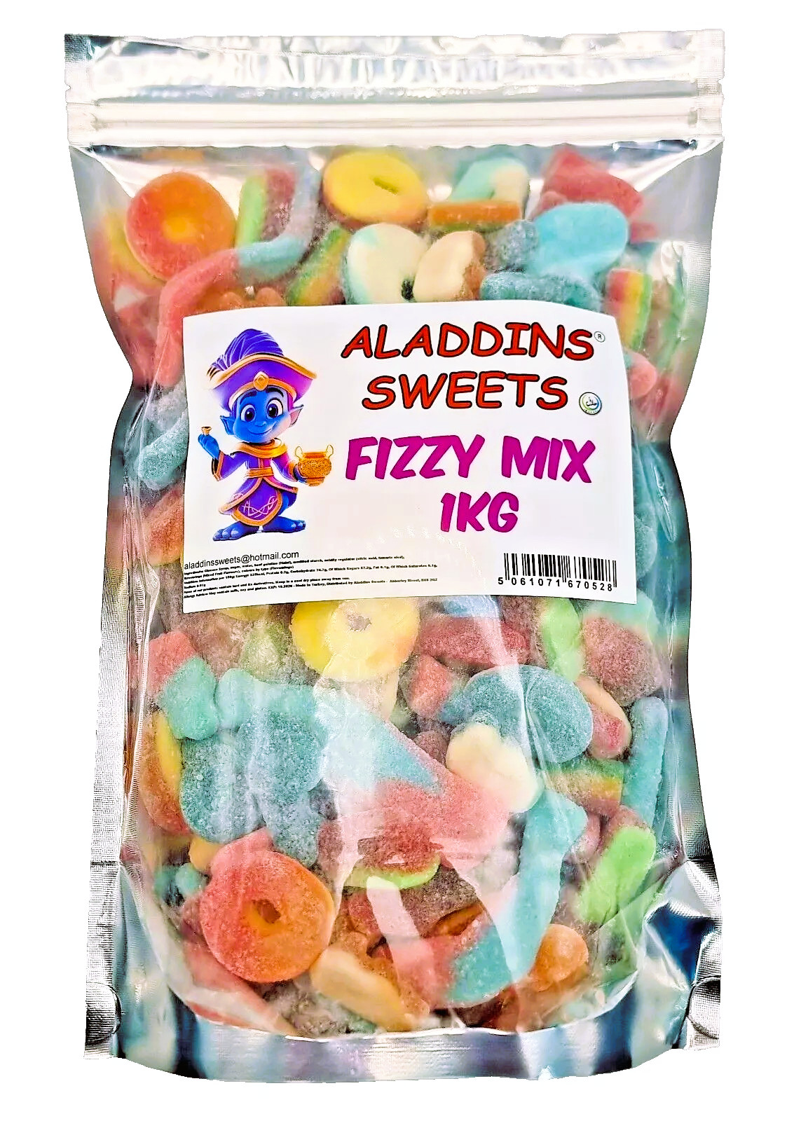 1kg Pick N Mix Retro Jellies Bags Halal EID Sweets - Jelly Party Cones & Bags