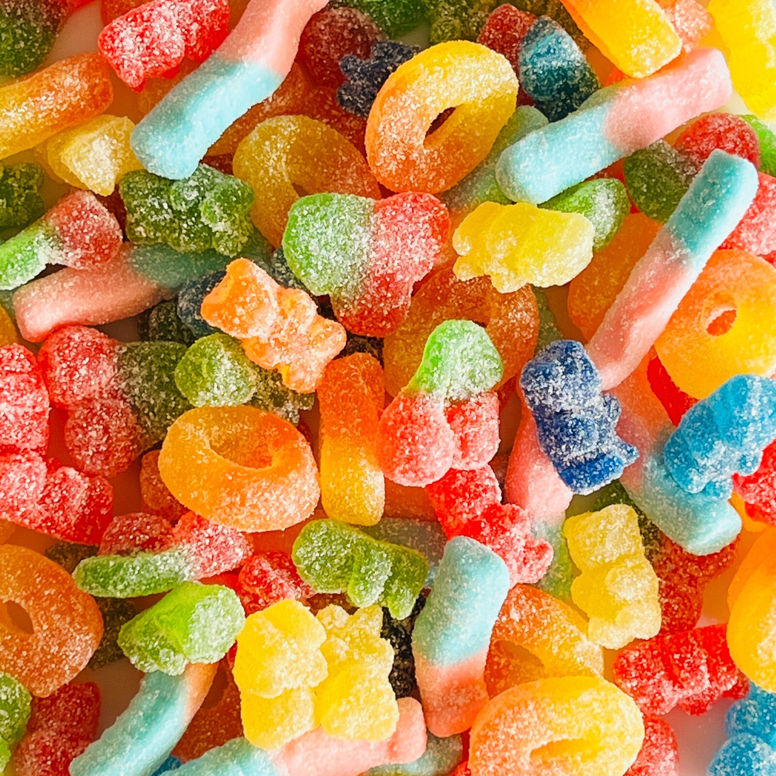 Fizzy and Sour Assorted Mix Candy - Retro Sweets - Sour Sweets - Pick n Mix