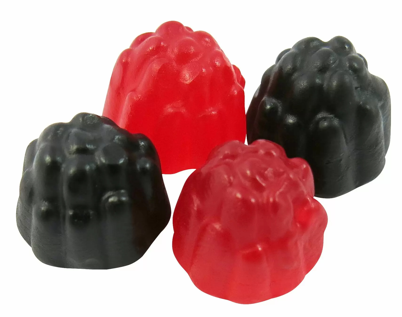 BLACKBERRY & RASPBERRY GUMS Retro Soft Gummy Party Favours Pick N Mix Sweets