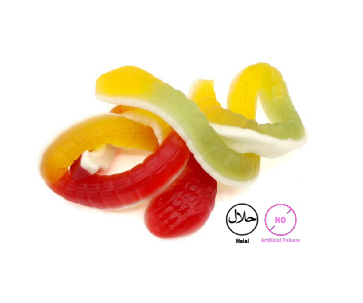 Gummy Pythons Sweets Retro Pick n Mix Candy Buffet Wedding Favours