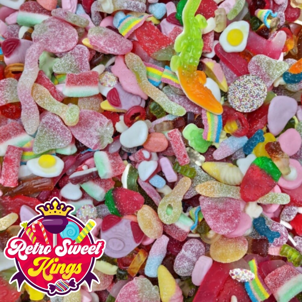 Pick N Mix Retro Sweets Fizzy Jelly Gummy Candy Wedding Valentines Day Mothers