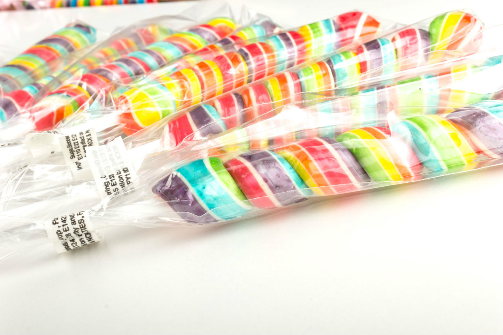 50 FRUITY TWISTPOPS  RETRO ROCK CANDY LOLLY SWEET BUFFET ROCK PARTY LOLLYPOPS .