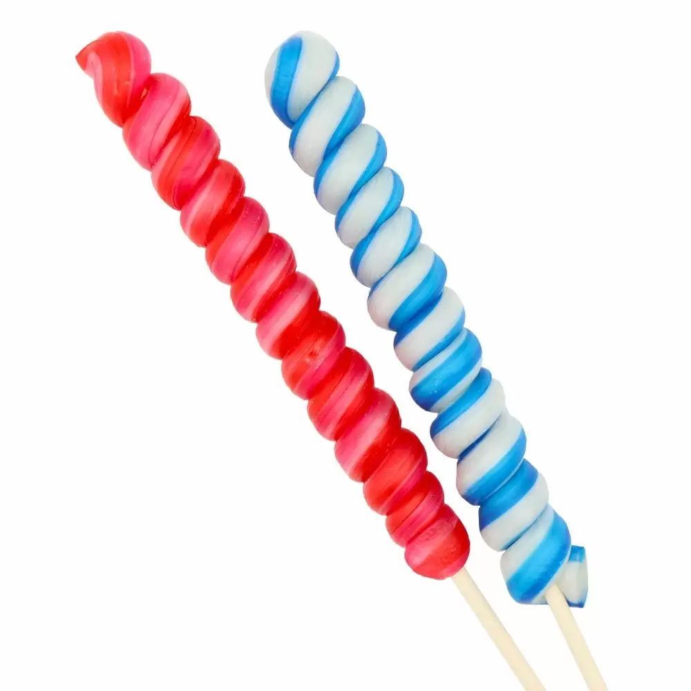 Strawberry and Bubblegum Twist Lollipops Sweets Pick and Mix Candy Retro Part...