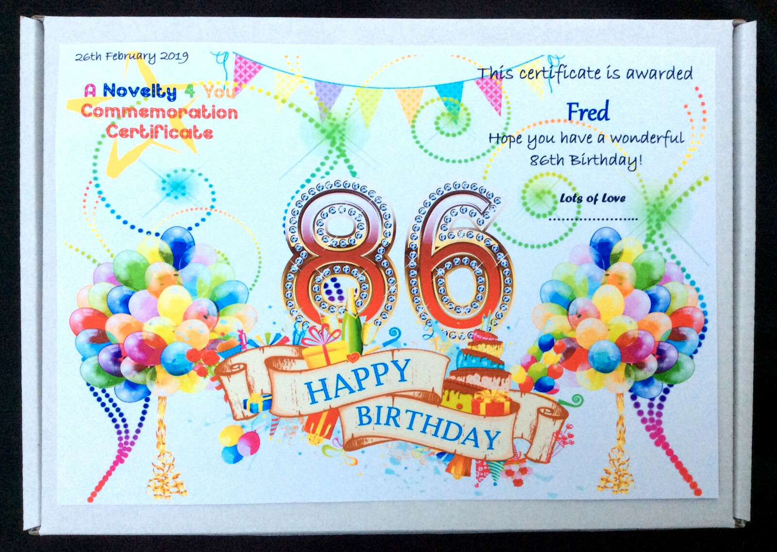 Dolly Mixtures Retro Sweet Gift Box Personalised Birthday 18th 21st 30th 50th