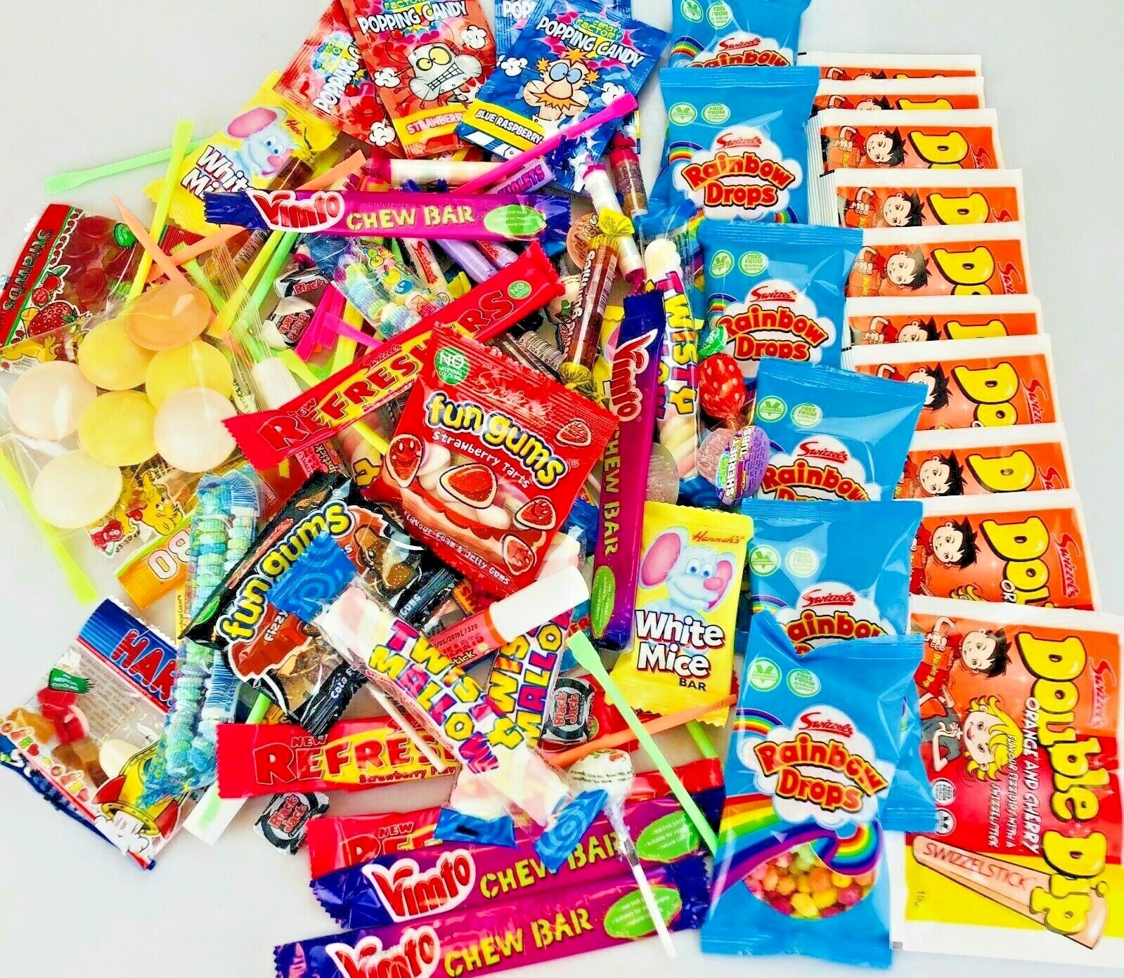 Huge 200 Retro Sweet Box Gift Hamper Party Xmas Get Well Kids Mothers Day