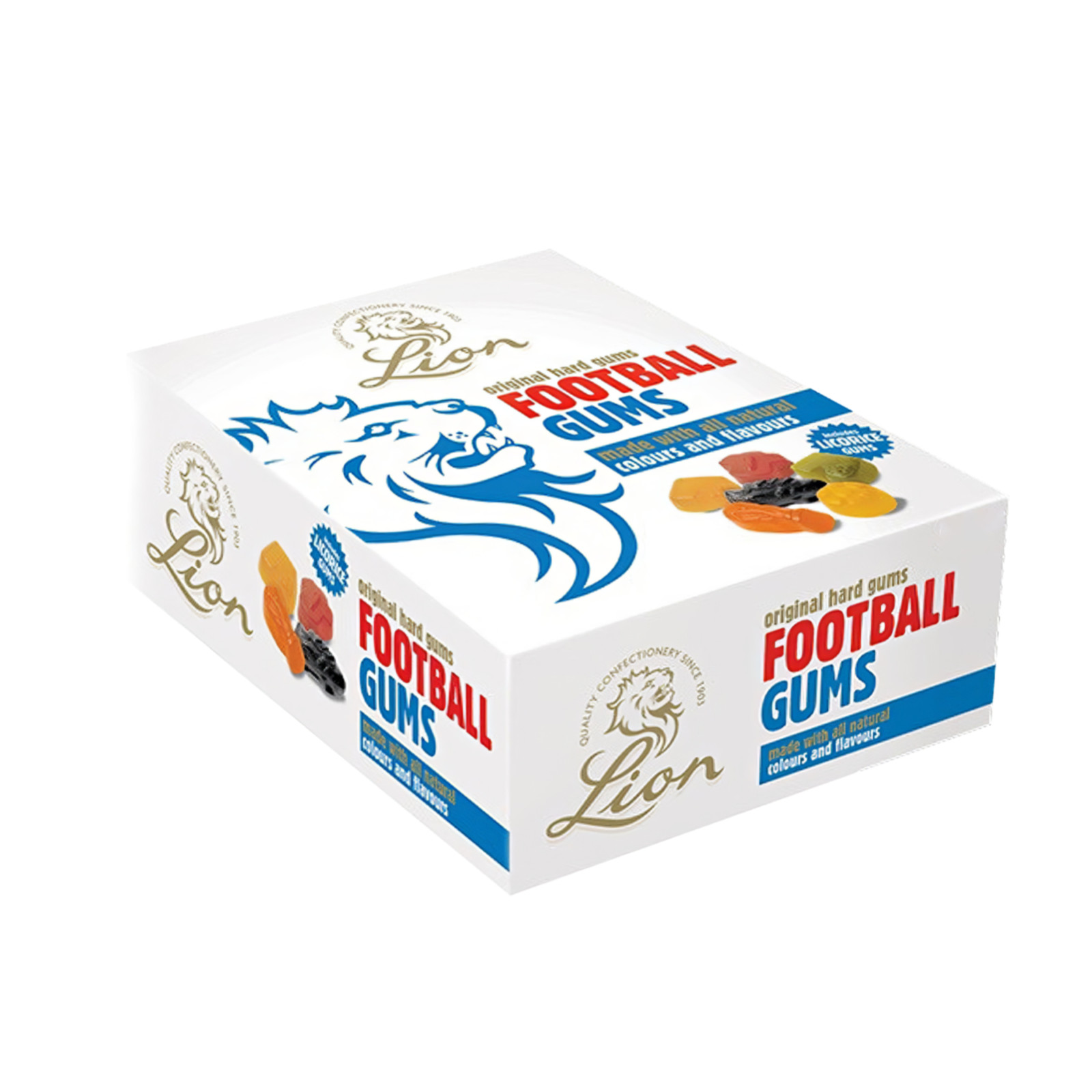 Lion Football Gums Full 2kg Original Traditional Retro Sweets Wholesale Gift Box