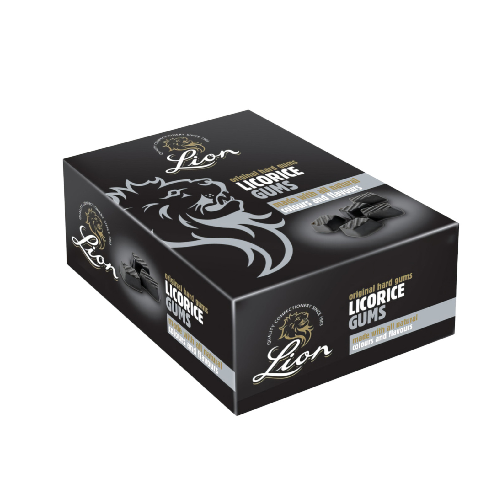 Lion Licorice Gums Full 2kg Original Traditional Retro Sweets Wholesale Gift Box