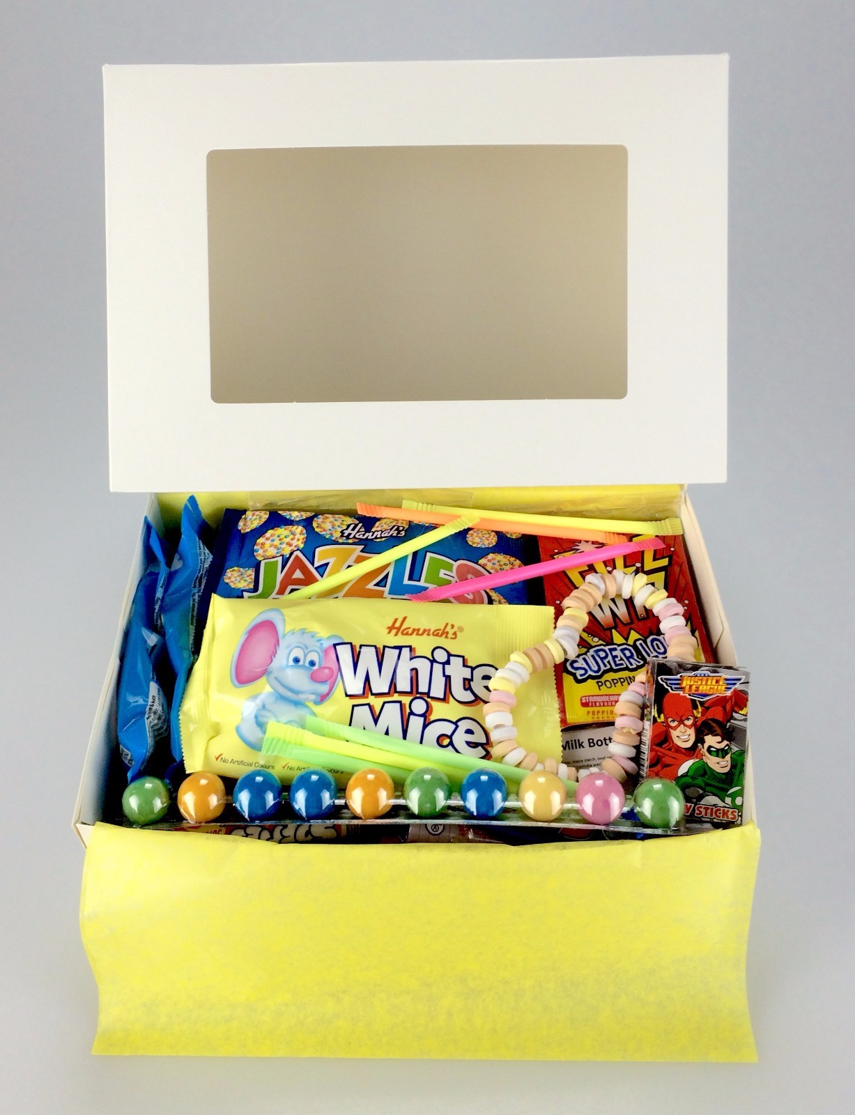 Sweet Hamper Gift Box Retro Mix Sweets Choose Size Get Well Mothers Day