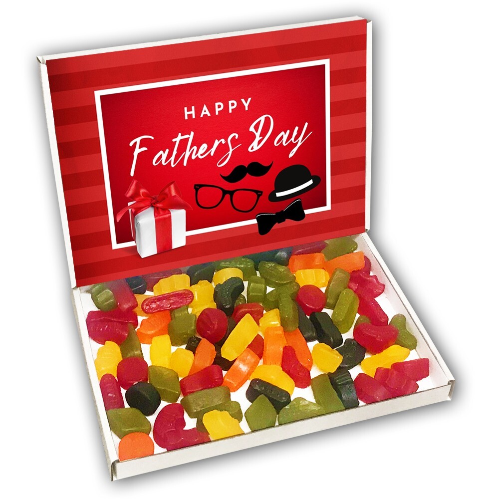 Wine Gums Retro Sweet Gift Box Hamper Personalised Fathers Day Present Gift